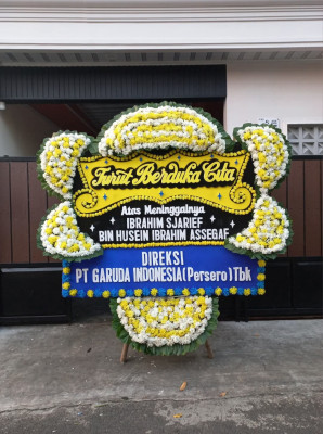 Papan Bunga Duka di Caringin Kulon